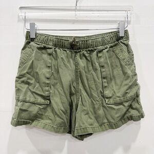 Tea Collection Green Cotton Lightweight Casual Shorts Size 16